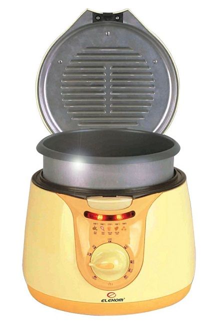 Фритюрник Elekom - ЕК-217 D, 1200W, 1.5l, жълт | Ozone.bg
