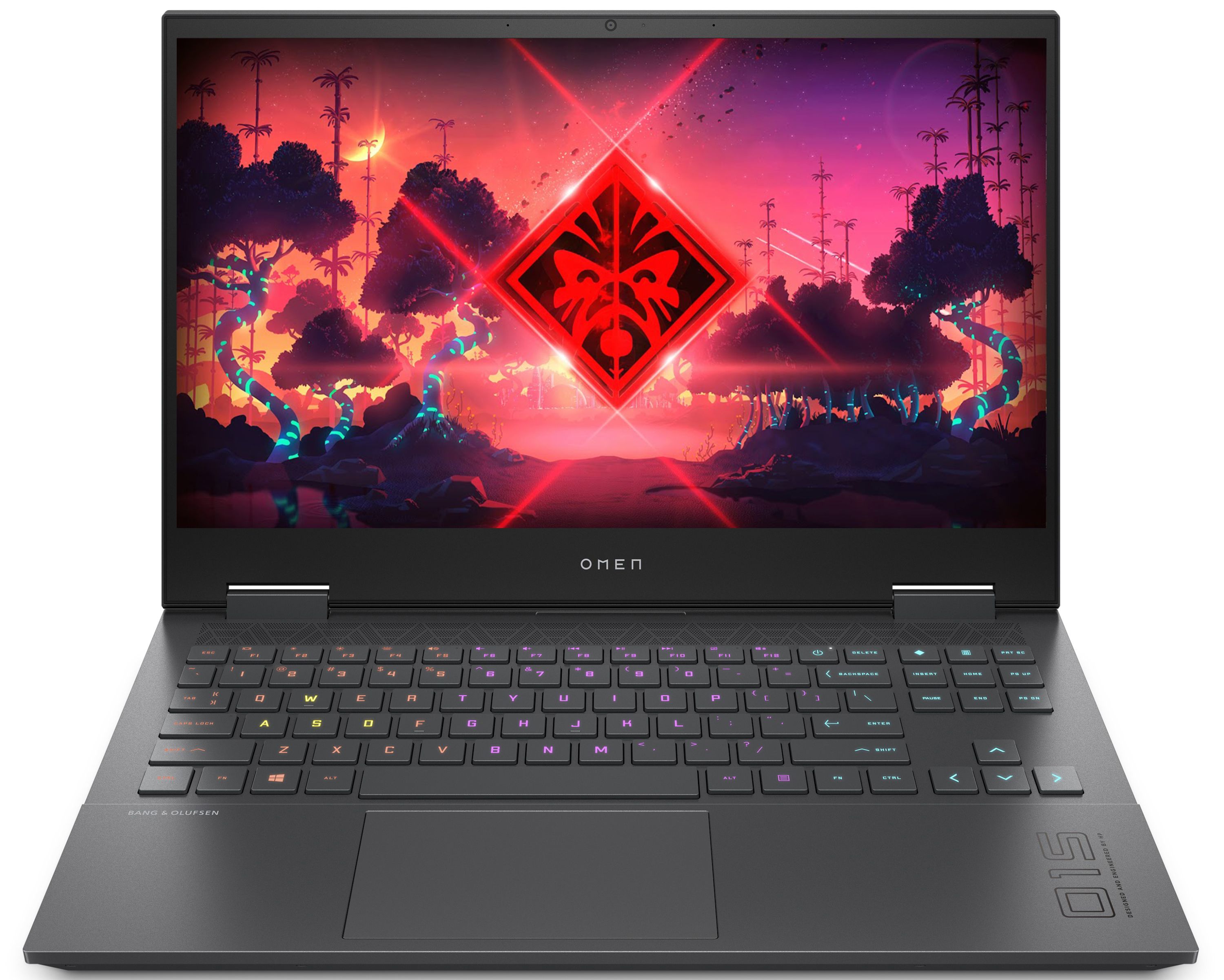 Гейминг лаптоп HP - Omen 15-en1008nu, 15.6", FHD, Ryzen 7-5800H ...