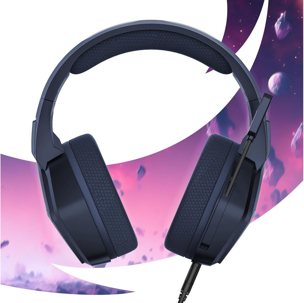 Гейминг слушалки Oniverse – Nebula, тъмносини - 5