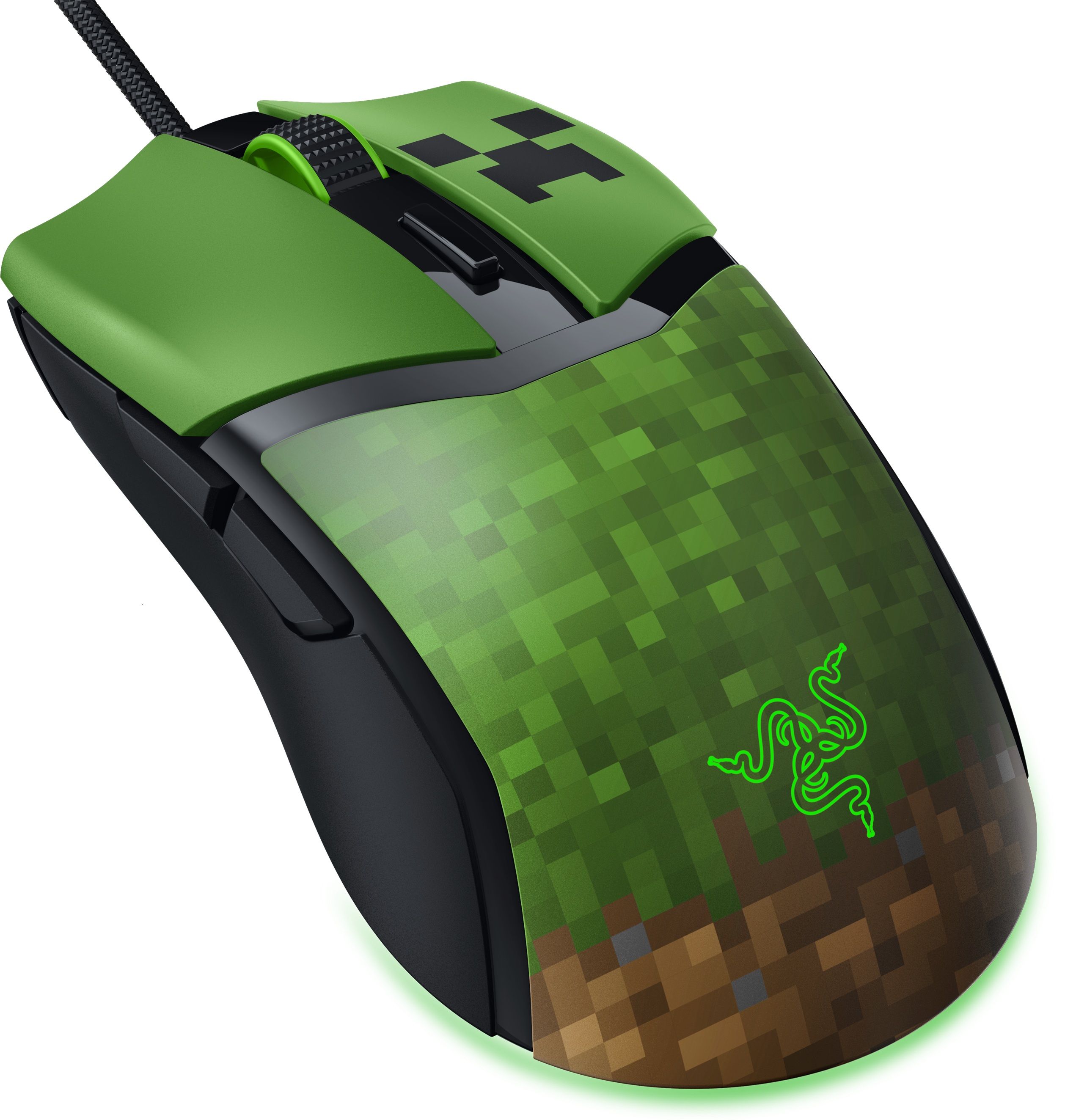 Гейминг мишка Razer - Cobra, оптична, Minecraft Edition | Ozone.bg