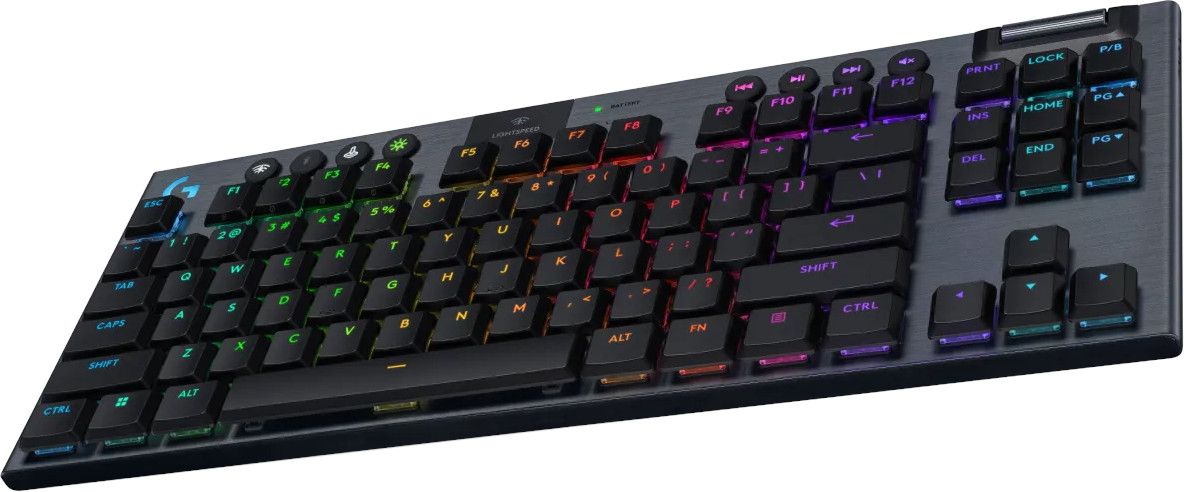 Гейминг клавиатура Logitech - G915 X Lightspeed TKL Linear, безжична ...