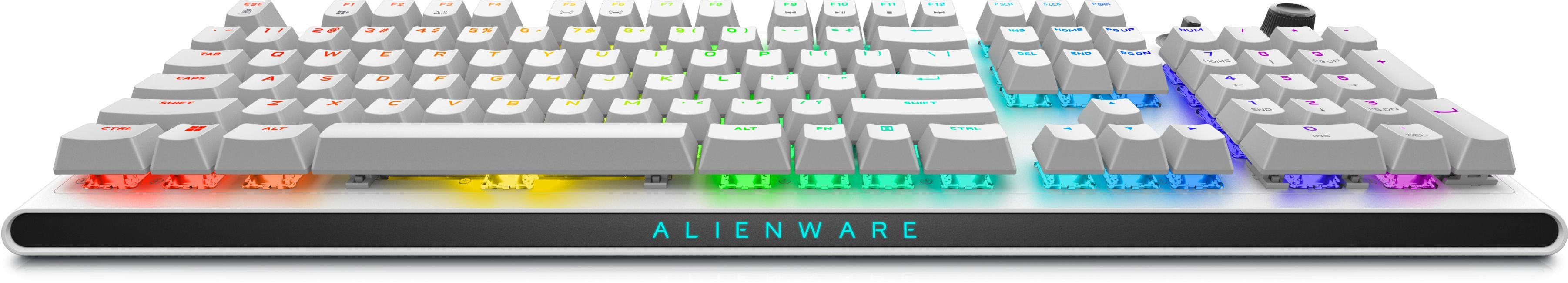 Гейминг клавиатура Alienware - AW920K, безжична, RGB, Lunar Light ...