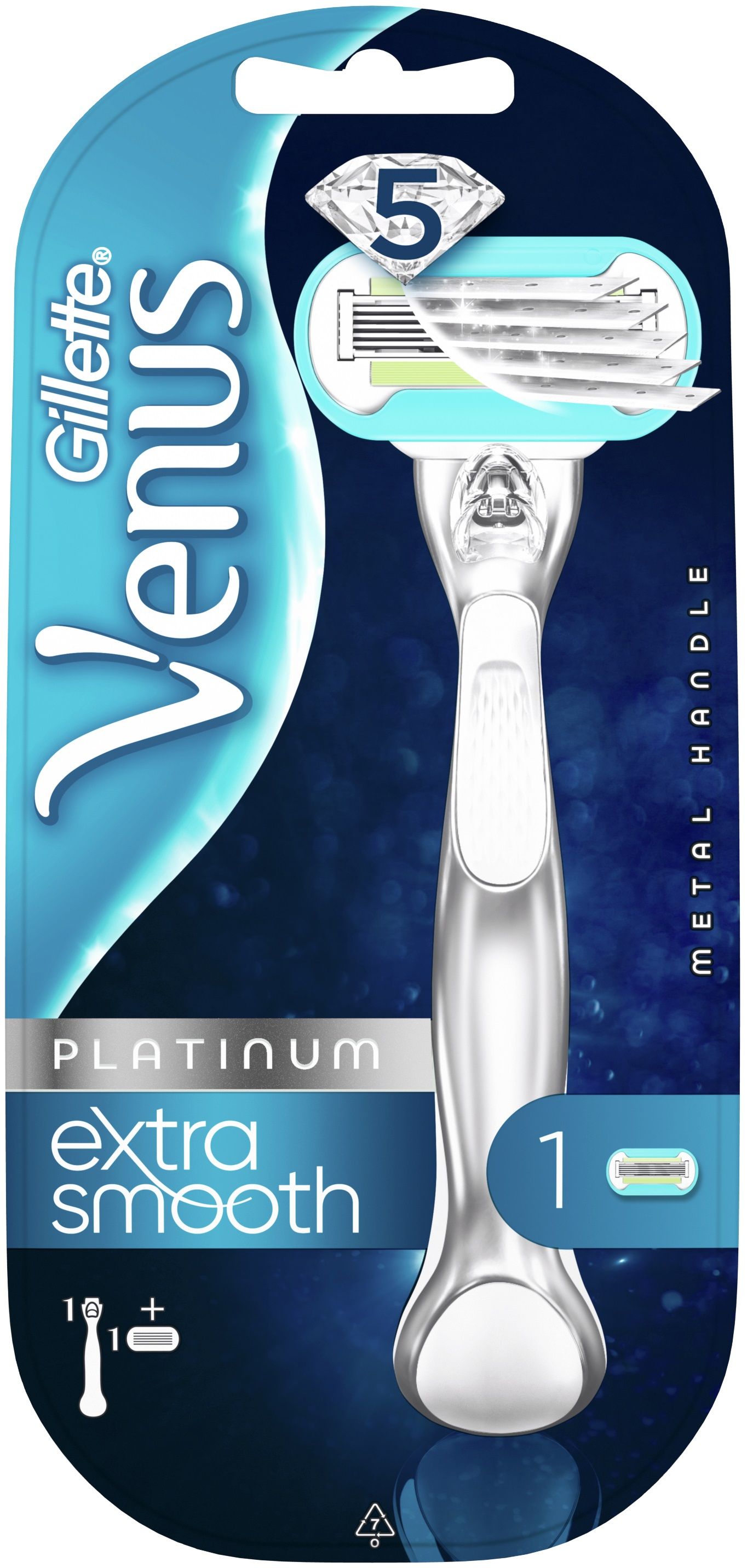 Gillette Venus Дамска самобръсначка Extra Smooth Platinum | Ozone.bg