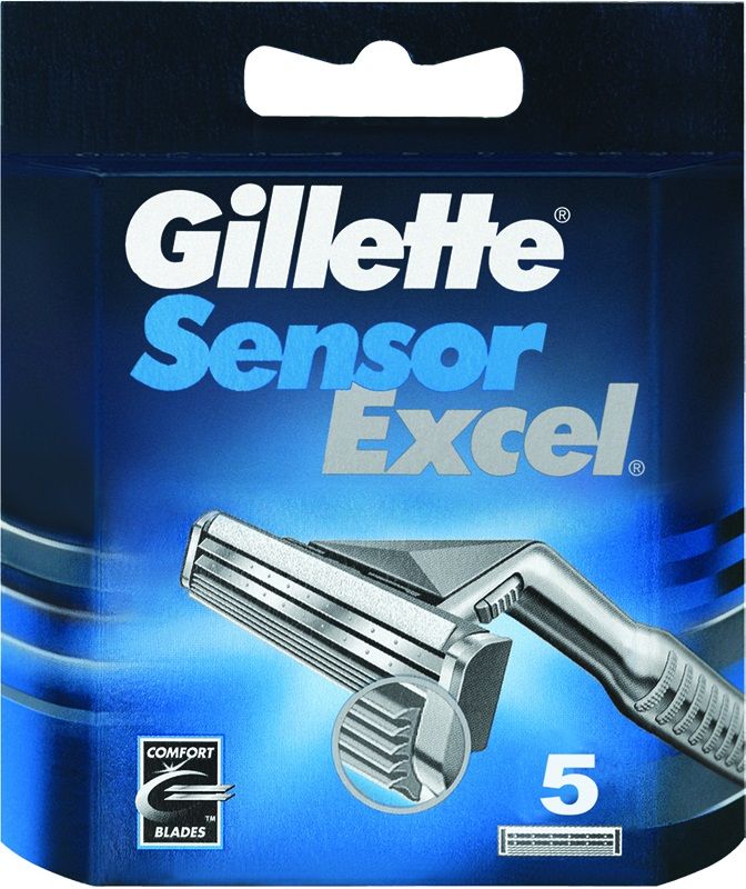 Gillette Sensor Резервни ножчета Excel, 5 броя | Ozone.bg