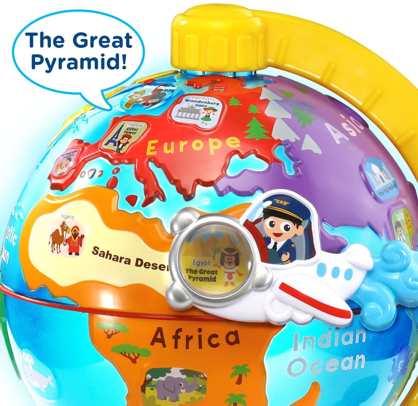 Интерактивна играчка Vtech - Глобус, със звук и светлина | Отлична цена ...