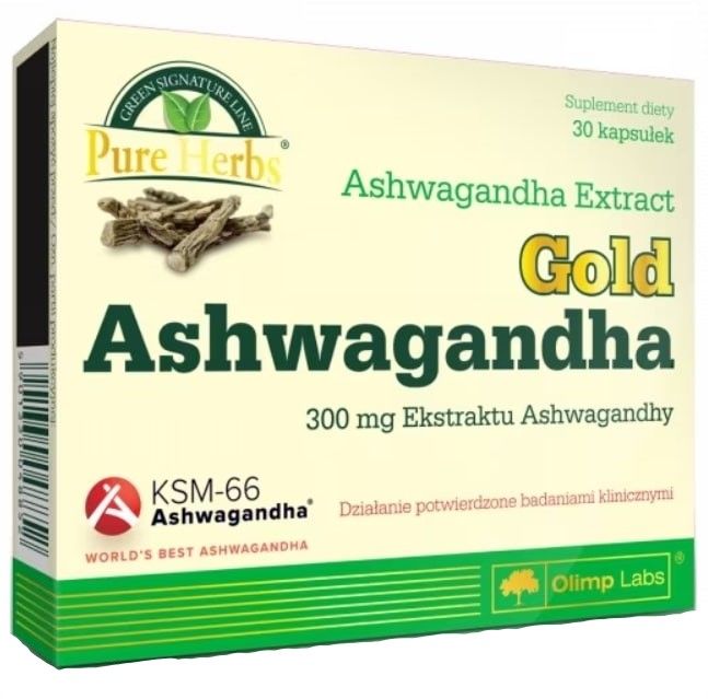Gold Ashwagandha, 300 mg, 30 капсули, Olimp | Ozone.bg