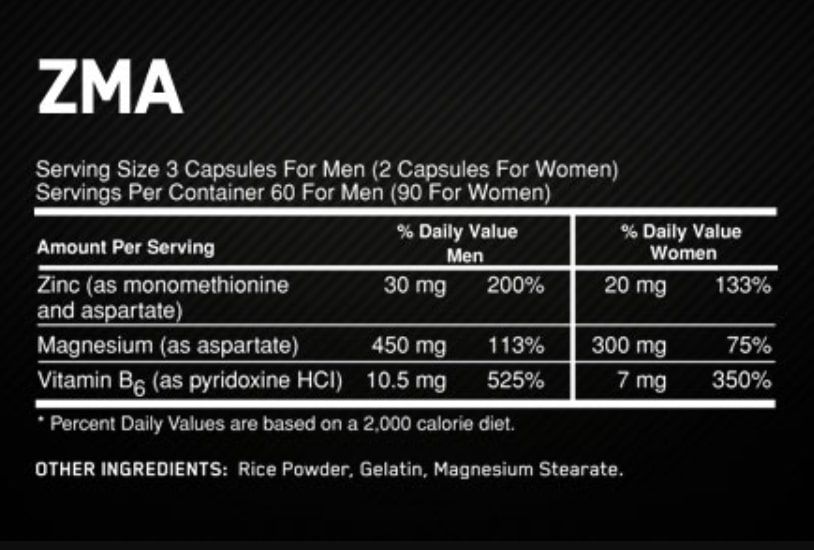 ZMA, 90 капсули, Optimum Nutrition Ozone.bg