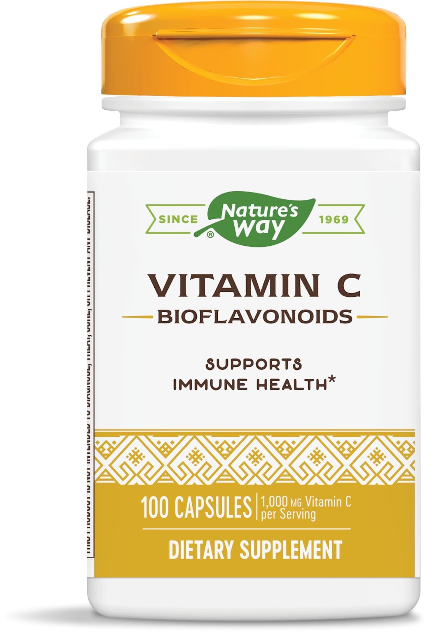 Vitamin C Bioflavonoids, 500 mg, 100 капсули, Nature's Way Ozone.bg