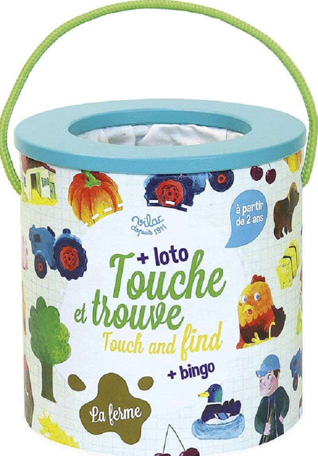 Hippychick Vilac Feel and Find Farm Game