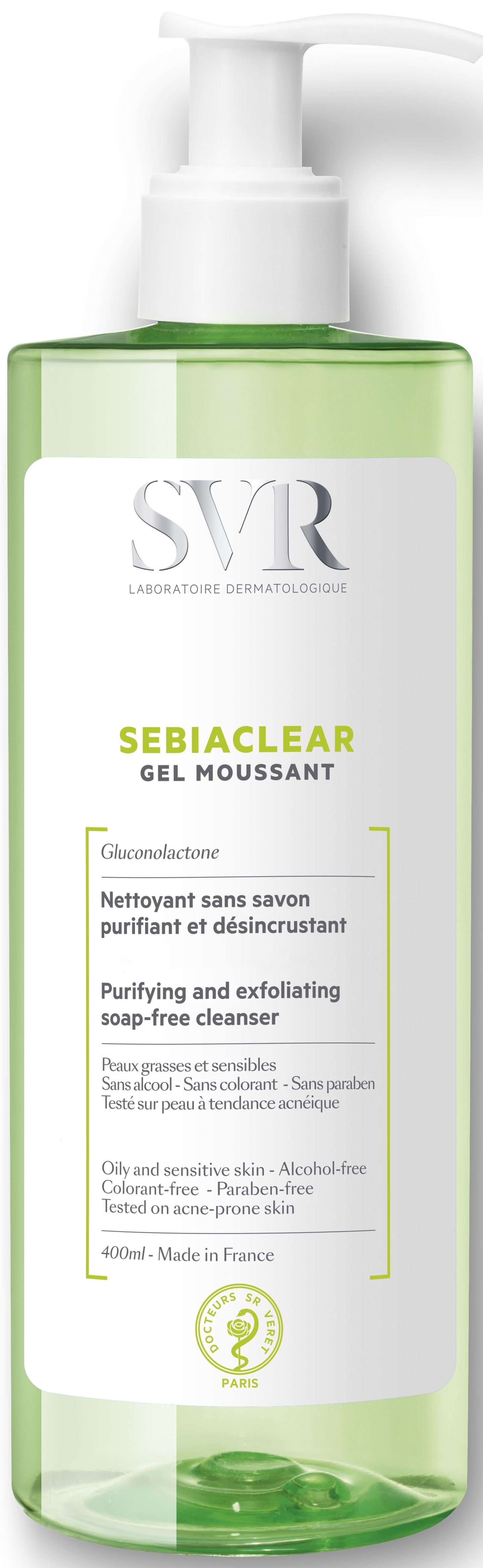 SVR Sebiaclear Измивна гел-пяна за лице, 400 ml | Ozone.bg