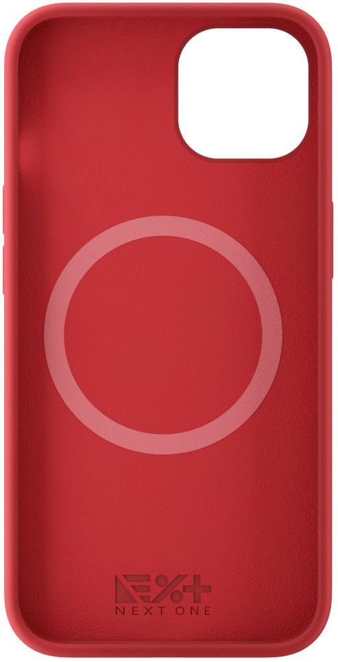 Калъф Next One - Silicon Case MS, iPhone 13, червен | Ozone.bg