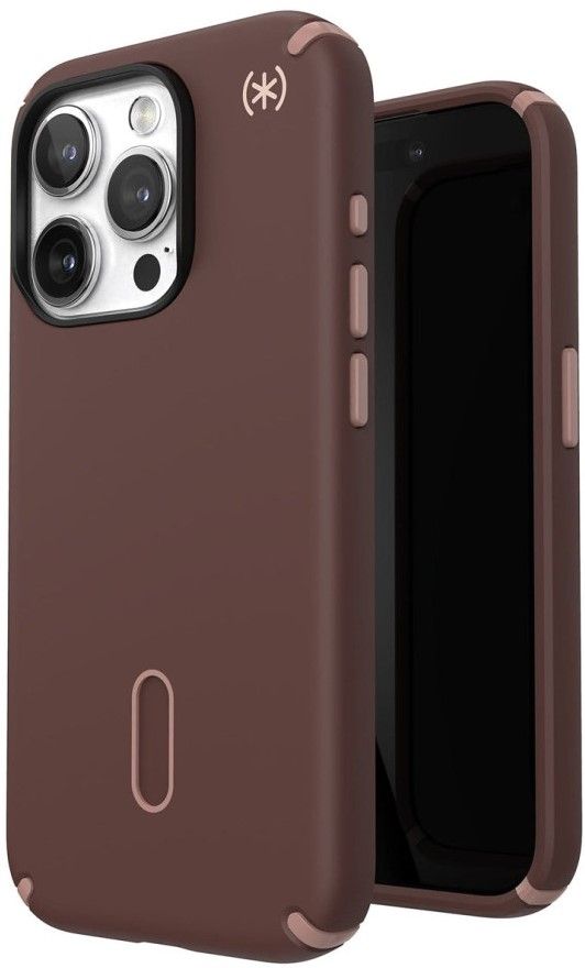 Калъф Speck Presidio 2 Pro, iPhone 15 Pro, MagSafe ClickLock, кафяв