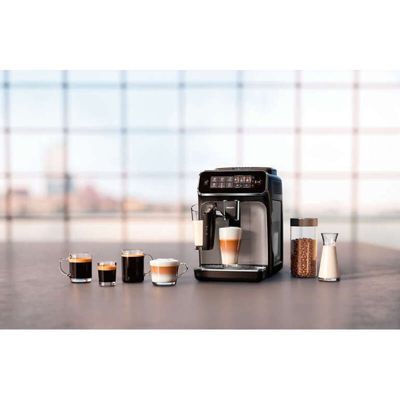 Кафемашина Philips - EP-3246/70 LatteGo, 1500 W, 15 Bar, черна | Ozone.bg