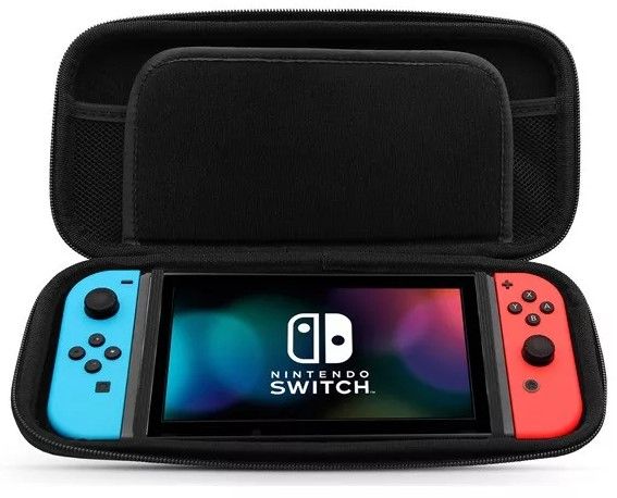 Switch Light Hard Shell Калъф Hyperkin - EVA Hard Shell Carrying Case, черен (Nintendo Switch ...