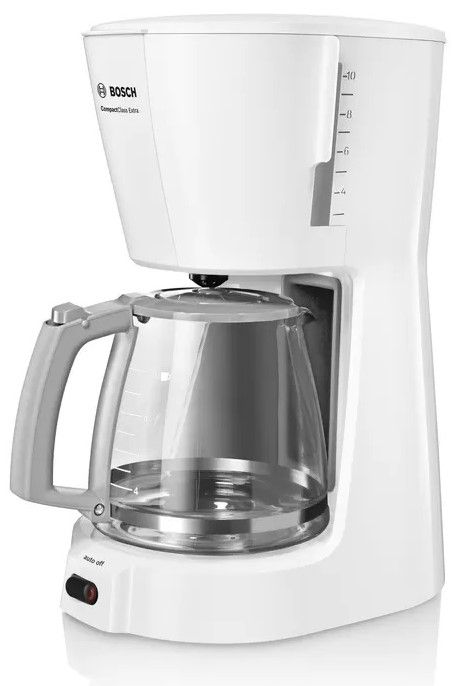Кафемашина Bosch - CompactClass Extra TKA3A031, 1100W, бяла | Ozone.bg