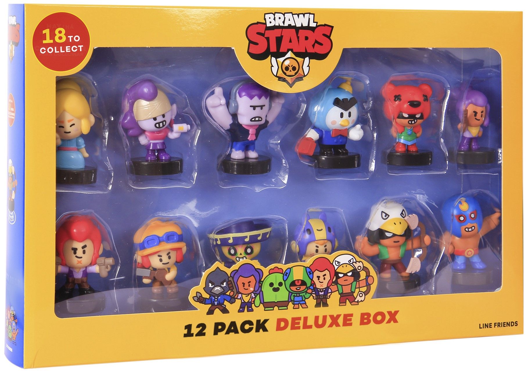 Комплект мини фигури P.M.I. Games: Brawl Stars - 12 Pack Deluxe Box ...