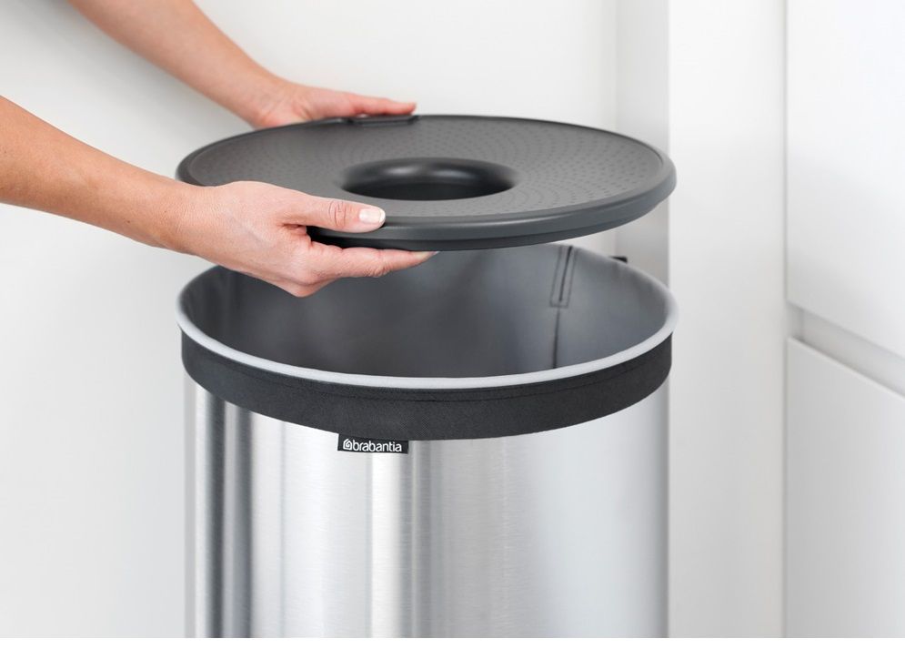 Кош за пране Brabantia 60 l, Matt Steel Ozone.bg