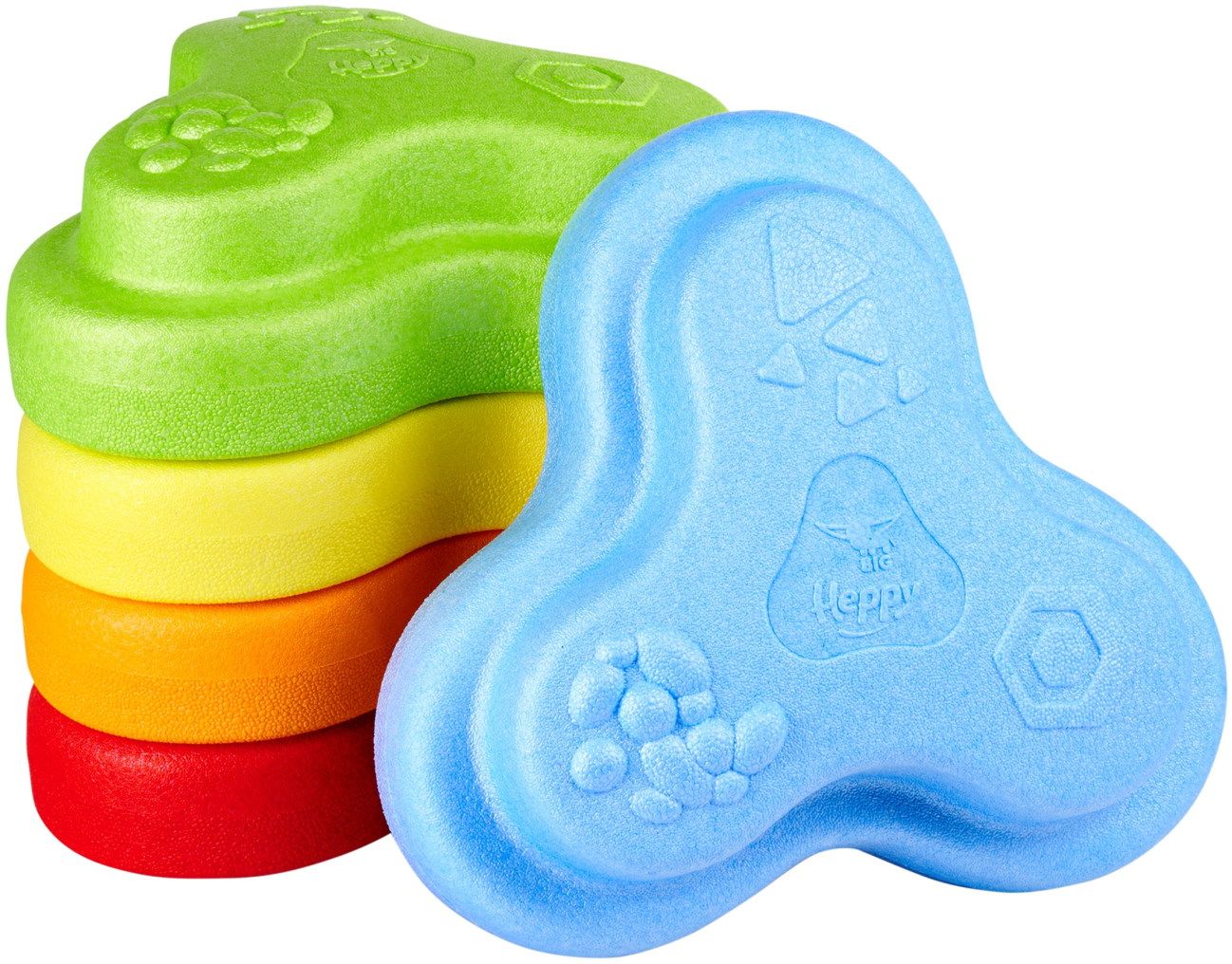 Plastic Toy Rocks Комплект камъни за баланс BIG - Heppy Rocks, 5 броя | Отлична цена ...