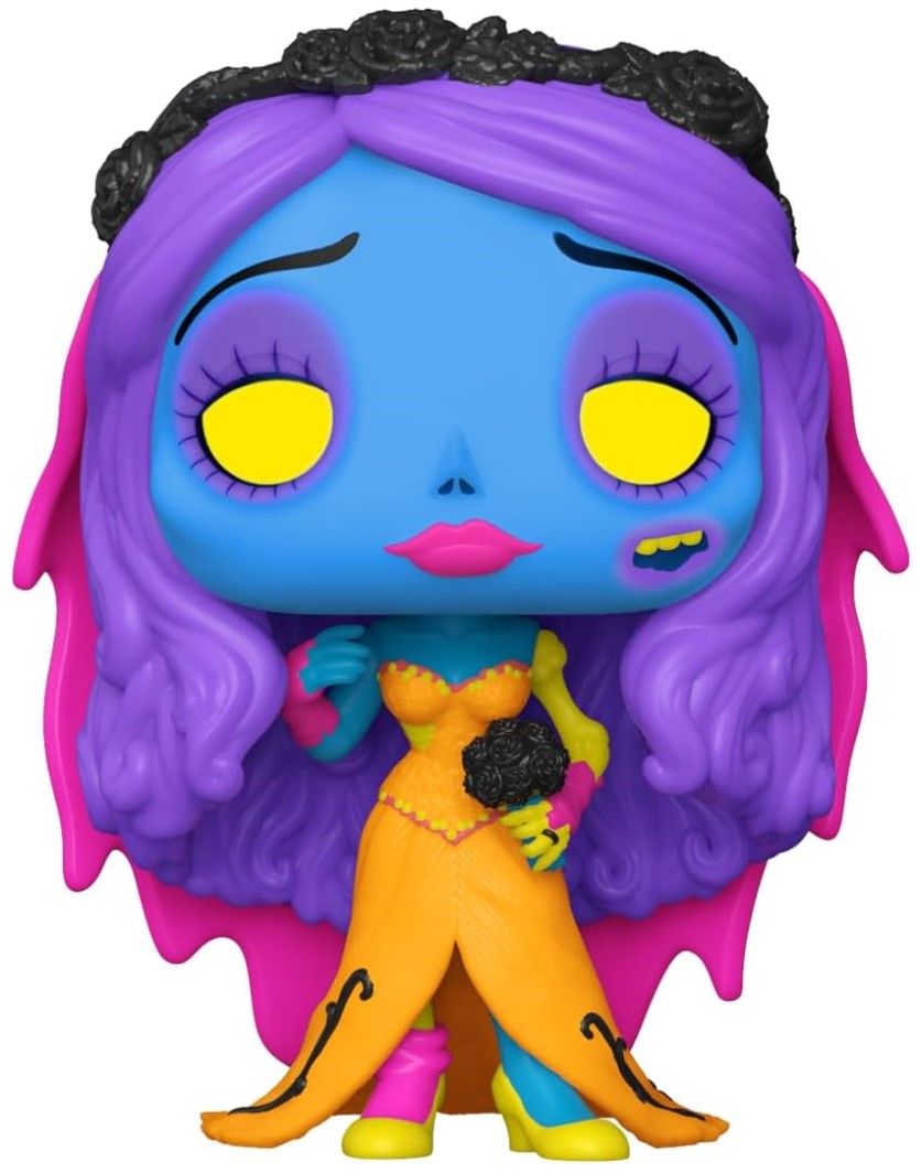 Funko Pop! & T-Shirt Emily – La Sposa Cadavere In Edizione Blacklight! Taglia Medium.