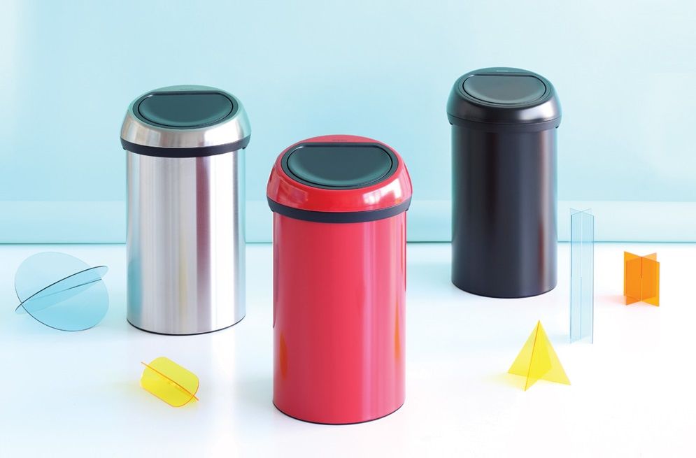 Кош за отпадъци Brabantia Touch Bin, 60 l, Passion Red Ozone.bg