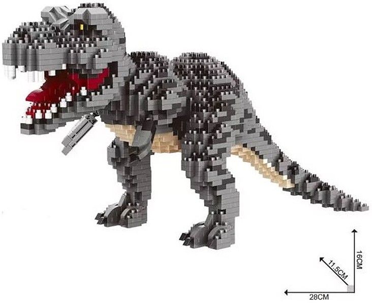 Конструктор Raya Toys - Тиранозавър Рекс, 1530 части | Отлична цена ...