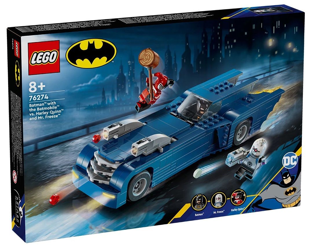 Конструктор LEGO DC Comics Super Heroes - Батман срещу Харли Куин и