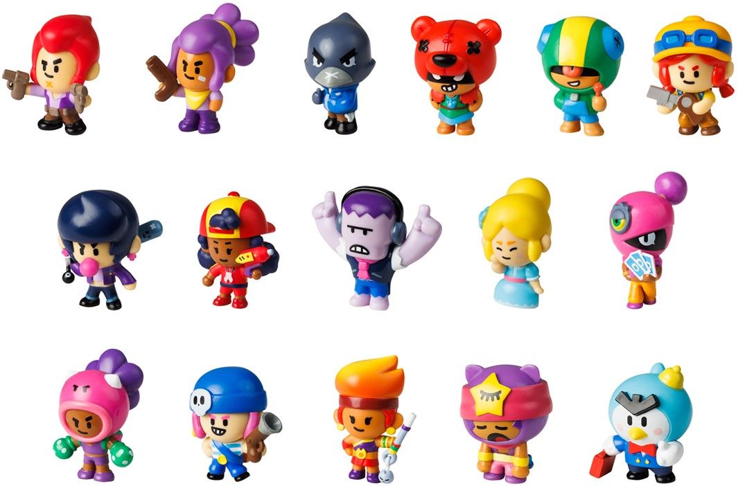 Комплект фигури P.M.I. Games: Brawl Stars - 8 Pack Deluxe Box (Season 1 ...