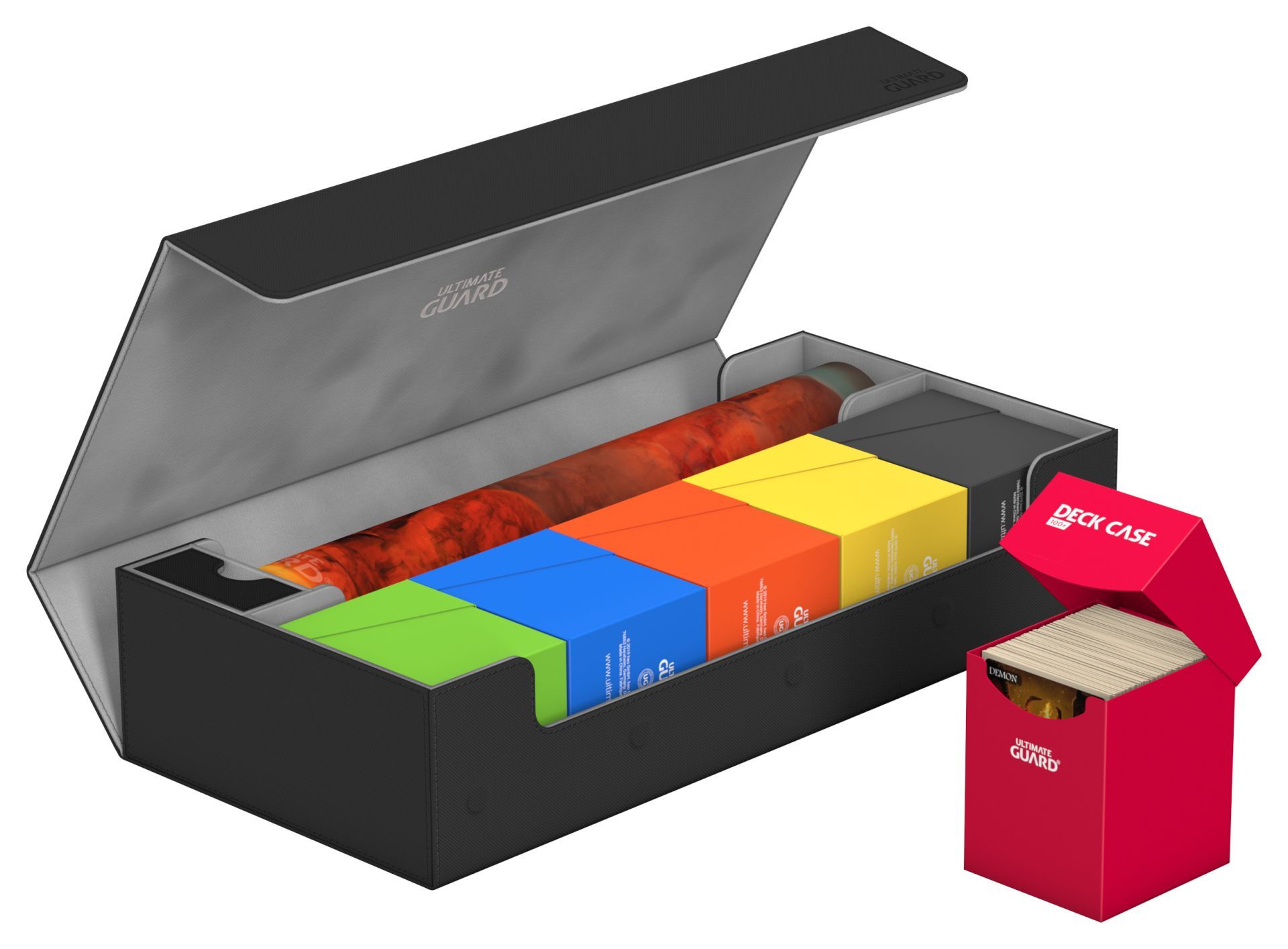 Caja De Almacenamiento Cartas Ultimate Guard Superhive 550 Xenoskin Monocolor Azul