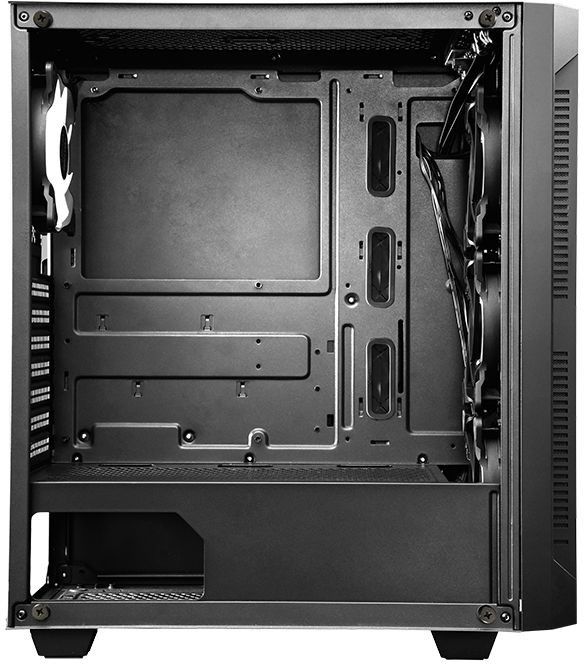 Кутия Chieftec - Hunter Chassis GS-01B-OP, mid tower, черна/прозрачна ...