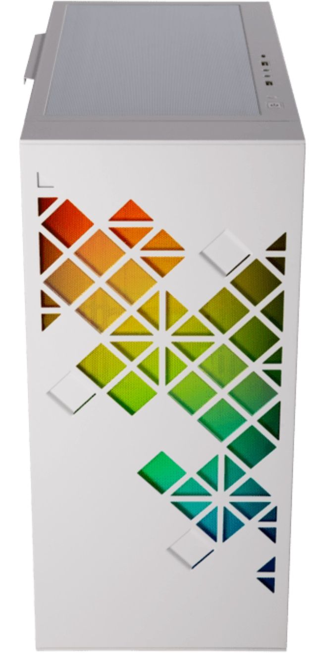 Case PC Middle Tower Bitfenix Tracery ARGB Bianco