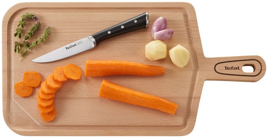Кухненски нож Tefal - Ingenio Ice Force, K2320914, 11 cm, черен | Ozone.bg
