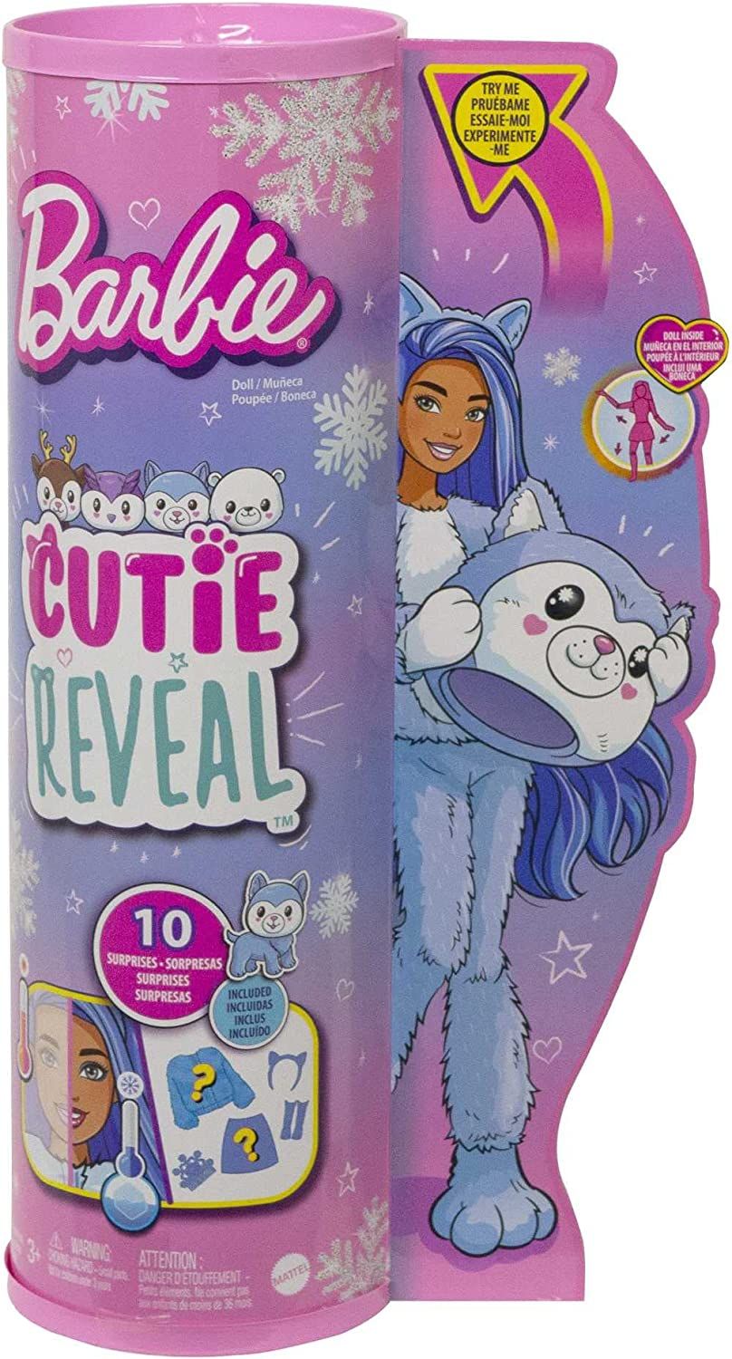 Кукла Barbie Cutie Reveal - С костюм на кученце, с 10 изненади ...