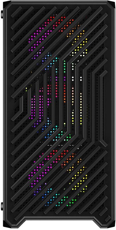 Кутия 1stPlayer - TRILOBITE T5 Black, mini tower, черна/прозрачна ...