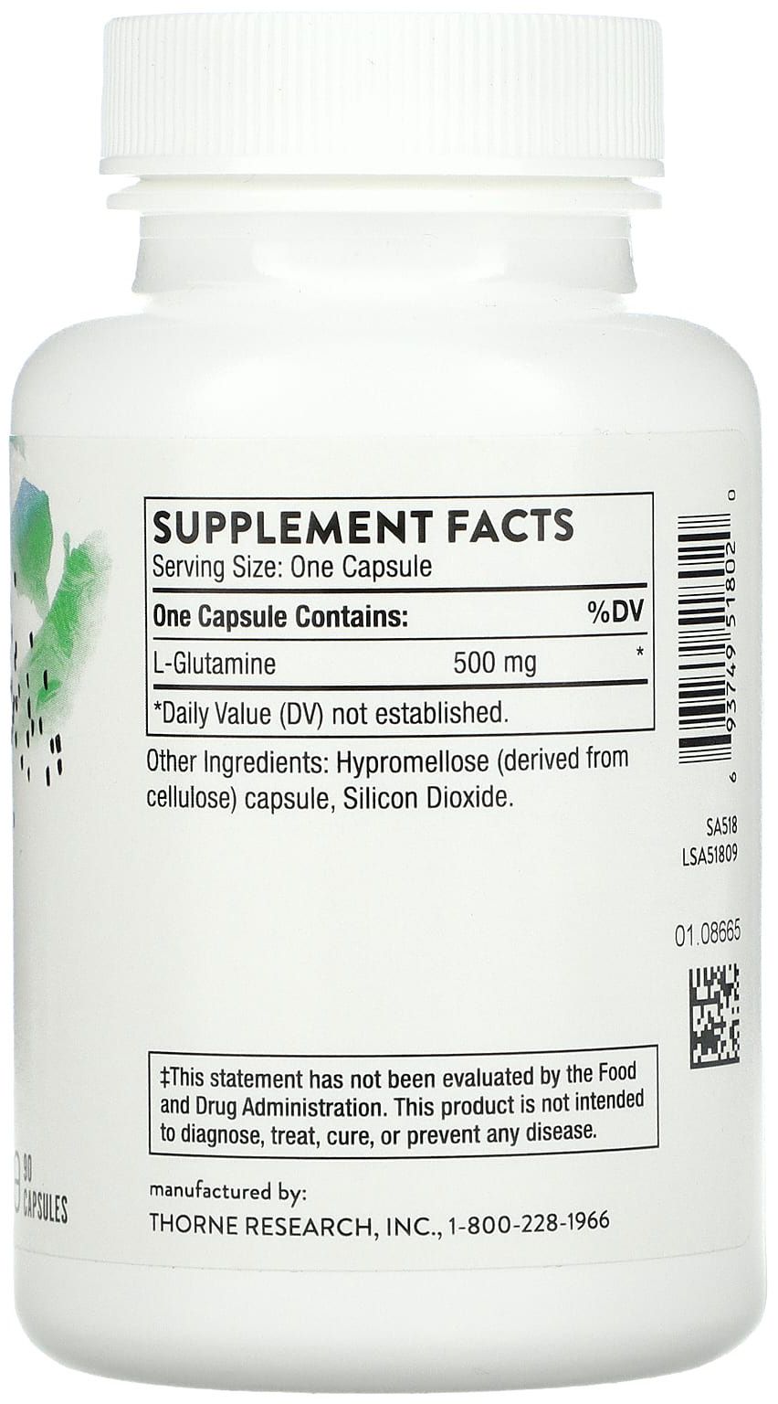 Thorne L-Glutamine Vs Pure Encapsulations - View #6