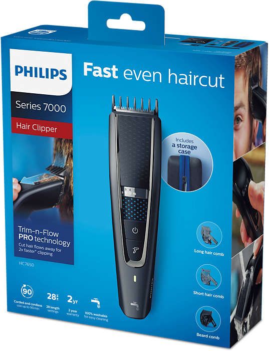 Машинка за подстригване Philips Series 7000 hair clipper Titanium