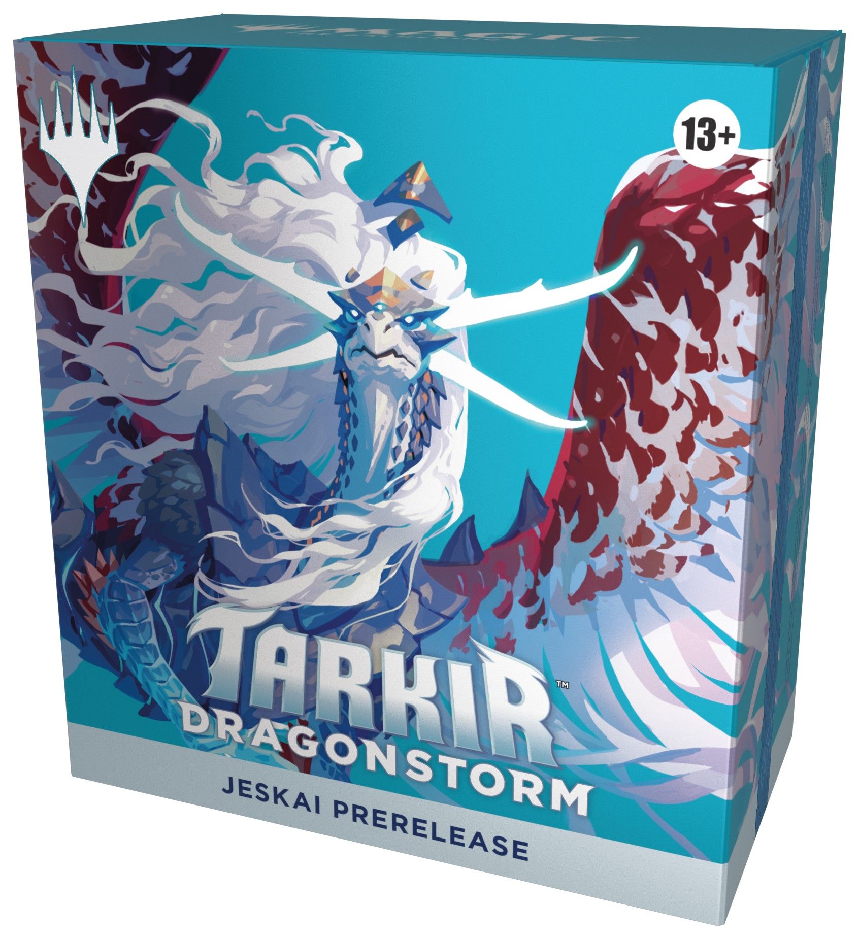 thumbnail image 2 of MTG Prerelease Kit For Tarkir Dragonstorm Jeskai - Includes 6 Play Packs, Dice, Promos & More 2 of 13