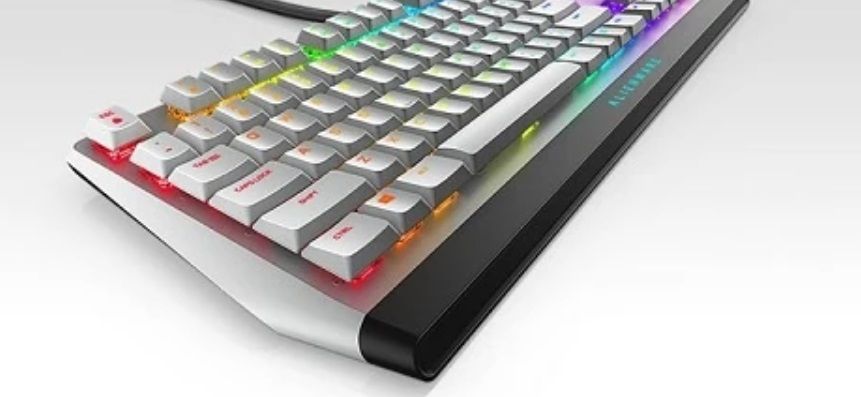 Механична клавиатура Alienware - AW510K, Cherry MX, RGB, Lunar Light ...