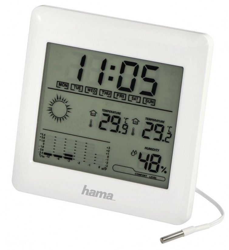 Метеостанция Hama - EWSC-100, бяла | Ozone.bg