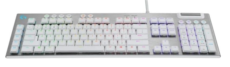 Механична клавиатура Logitech - G815 LIGHTSYNC, Tactile, RGB, бяла ...
