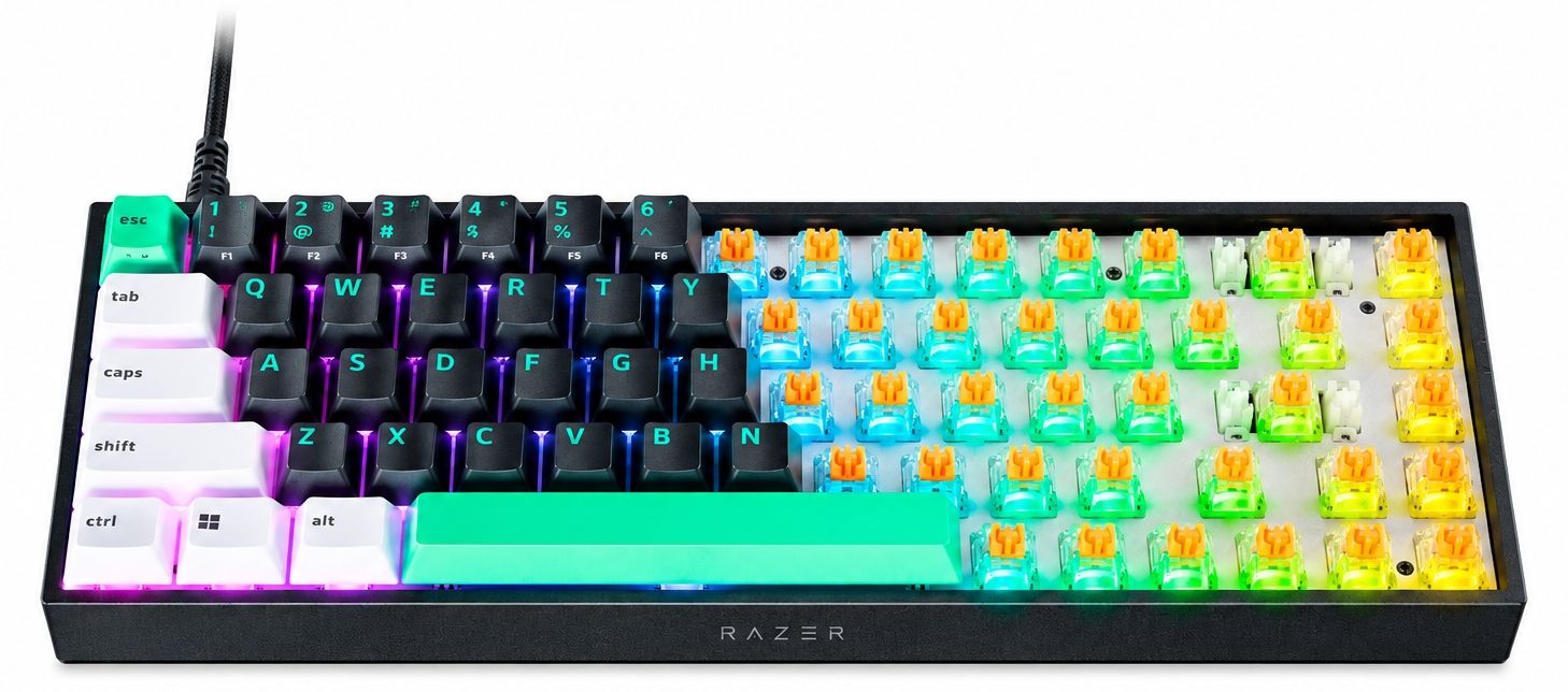 Гейминг клавиатура Razer - Reclusa X Mini 65%, Mechanical Switches Gen ...