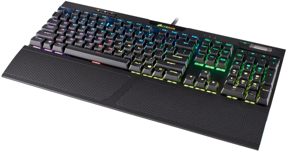 Механична клавиатура Corsair - K70 RGB MK.2 Low Profile RapidFire ...