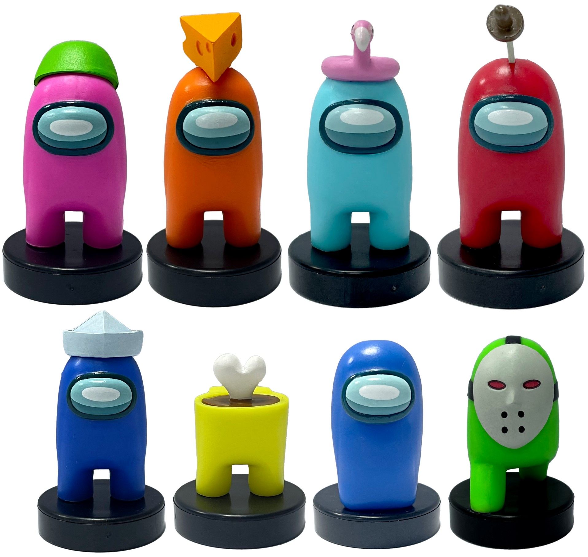 Among Us Crewmate Stampers 12er Pack - 4,5cm Stempel Für Kinder