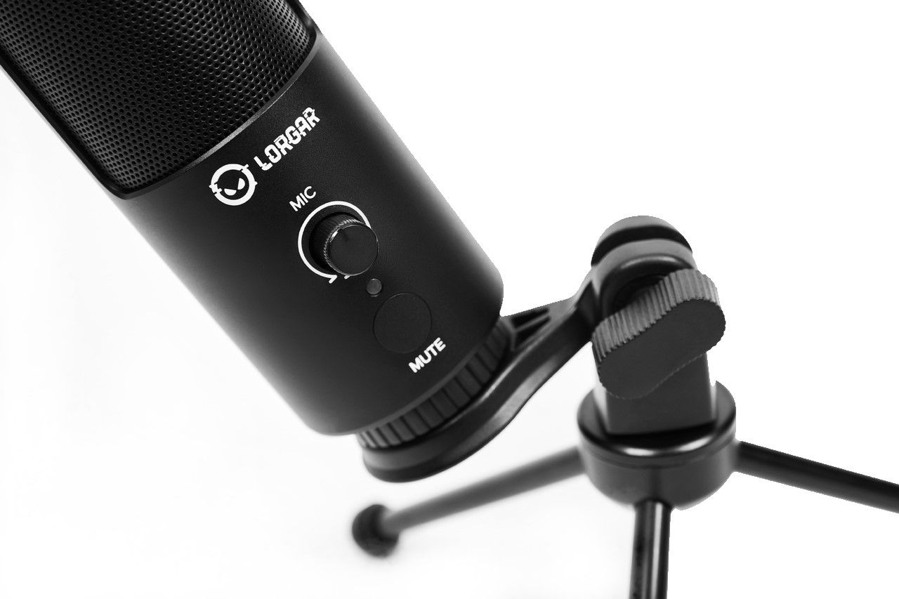 Микрофон Lorgar - Voicer 521, черен | Ozone.bg