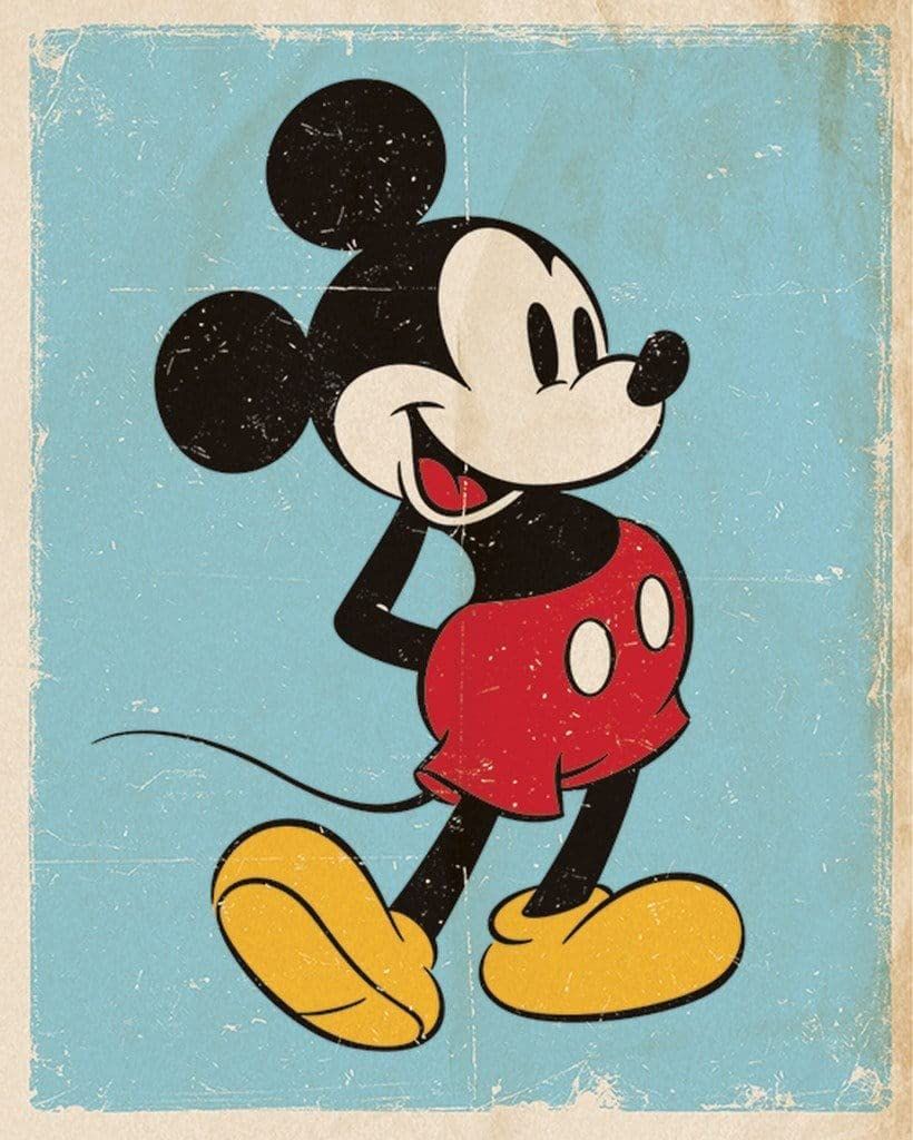 Мини плакат Pyramid Disney: Mickey Mouse - Retro Mickey Mouse | Ozone.bg