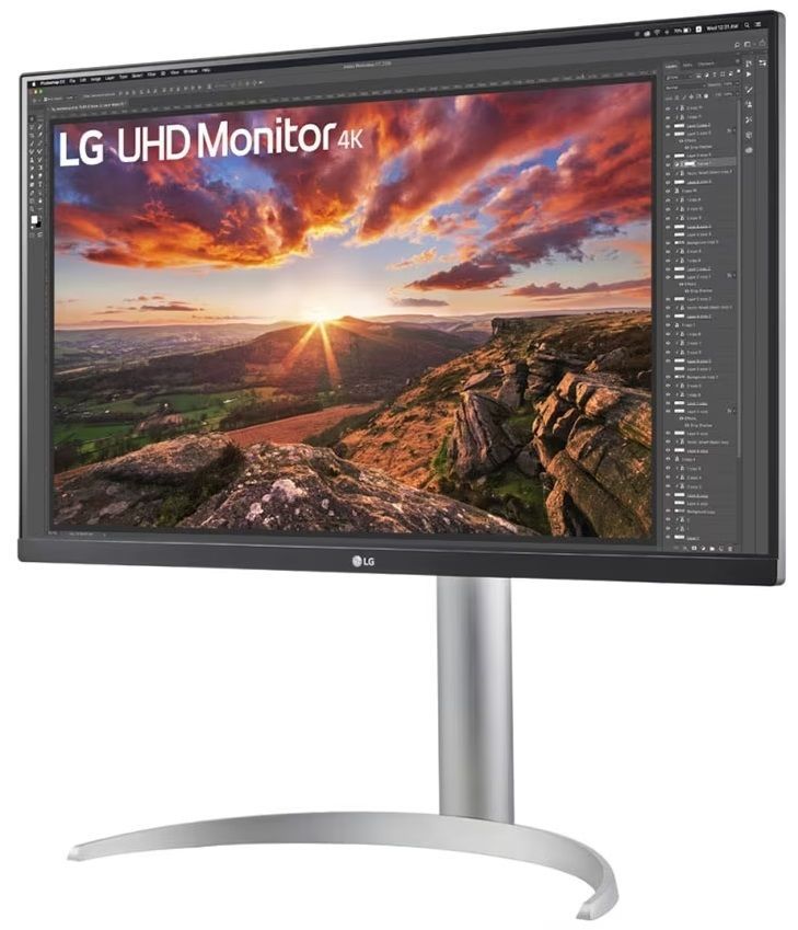 Монитор LG - 27UP850N-W, 27'', IPS, 4K, 60Hz, Anti-Glare, черен ТОП ...