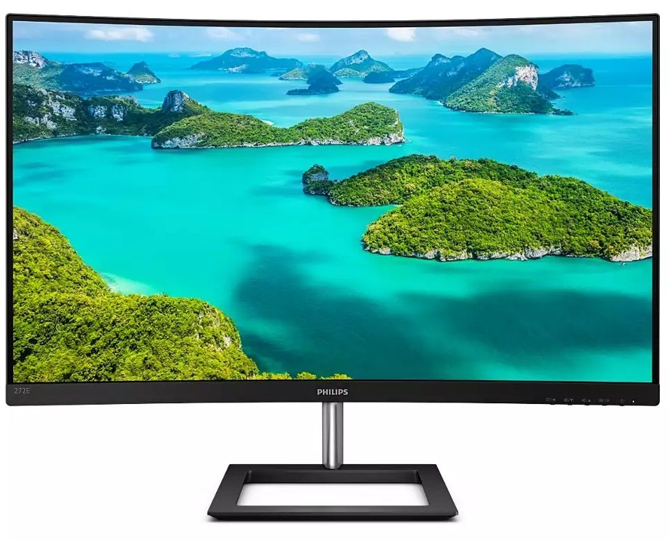 Монитор Philips - 272E1CA, 27", FHD, WLED, Anti-Glare, Curved ТОП цена ...