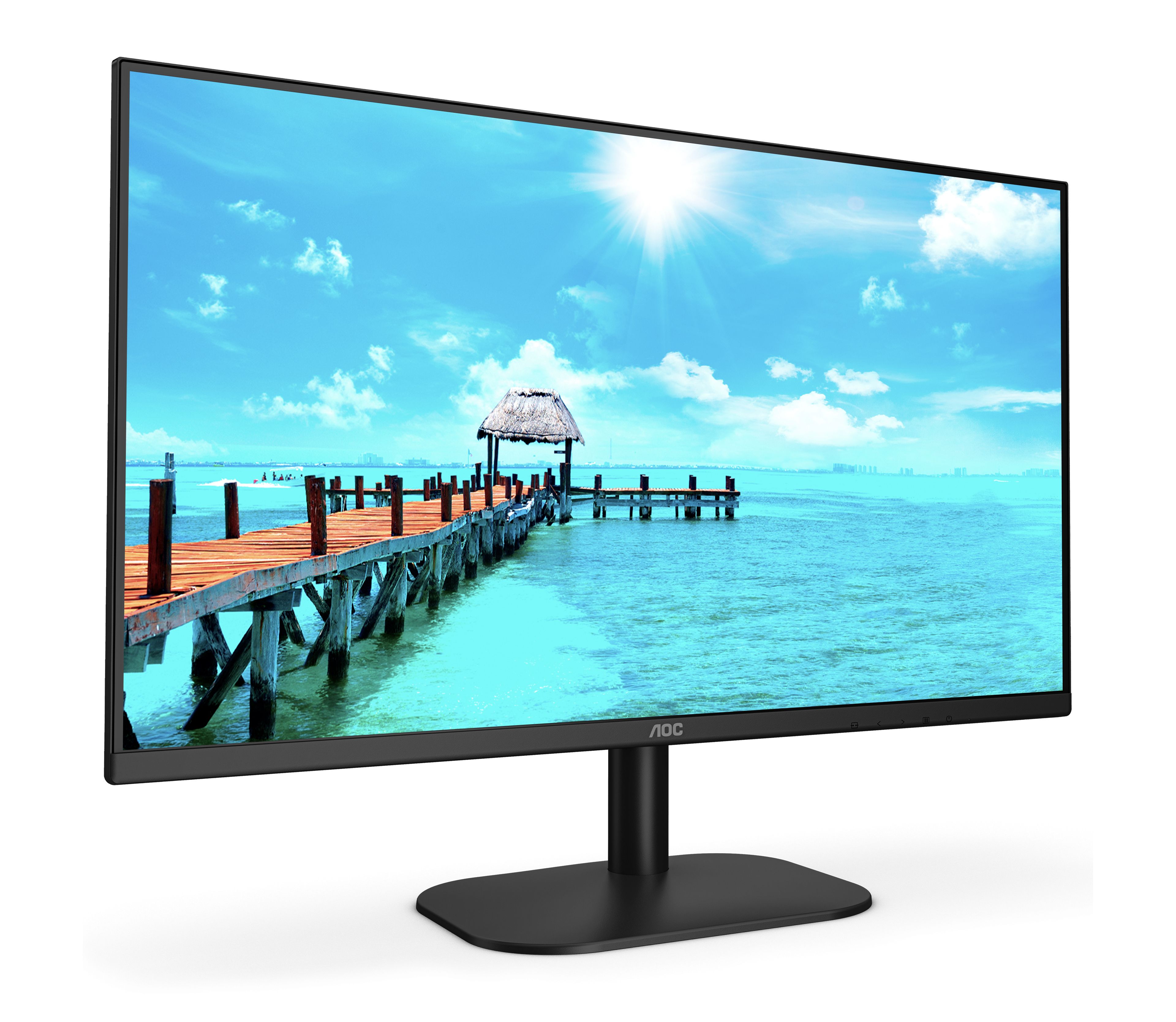 Монитор AOC - 27B2AM, 27", FHD, LED, Anti-Glare, черен ТОП цена | Ozone.bg