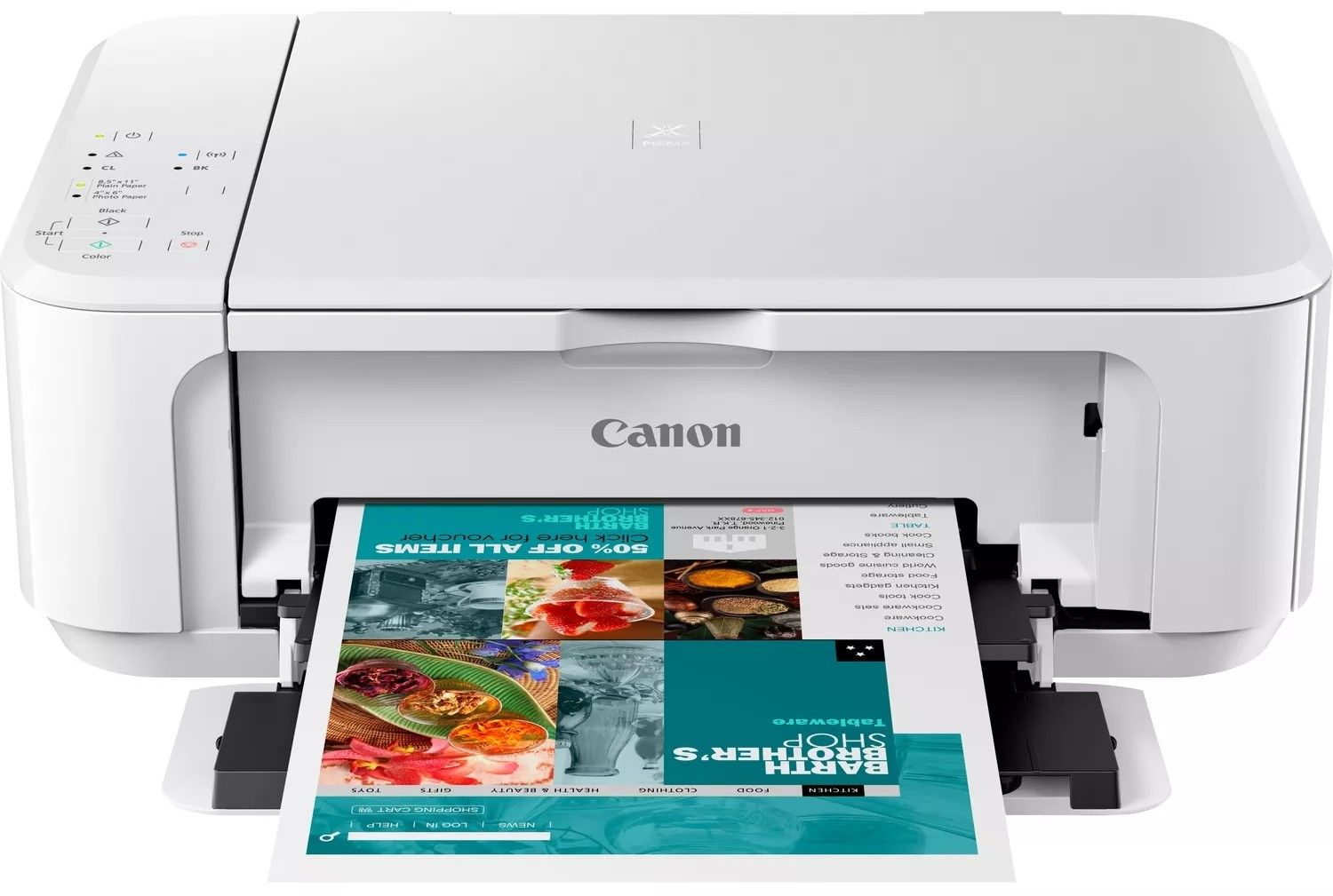 Мултифункционално устройство Canon PIXMA MG3650S, бяло Ozone.bg