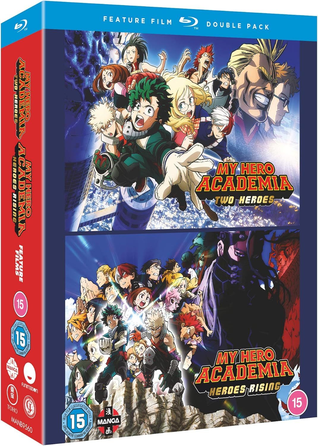 My Hero Academia: Movie Double Pack: Two Heroes & Heroes Rising (Blu ...