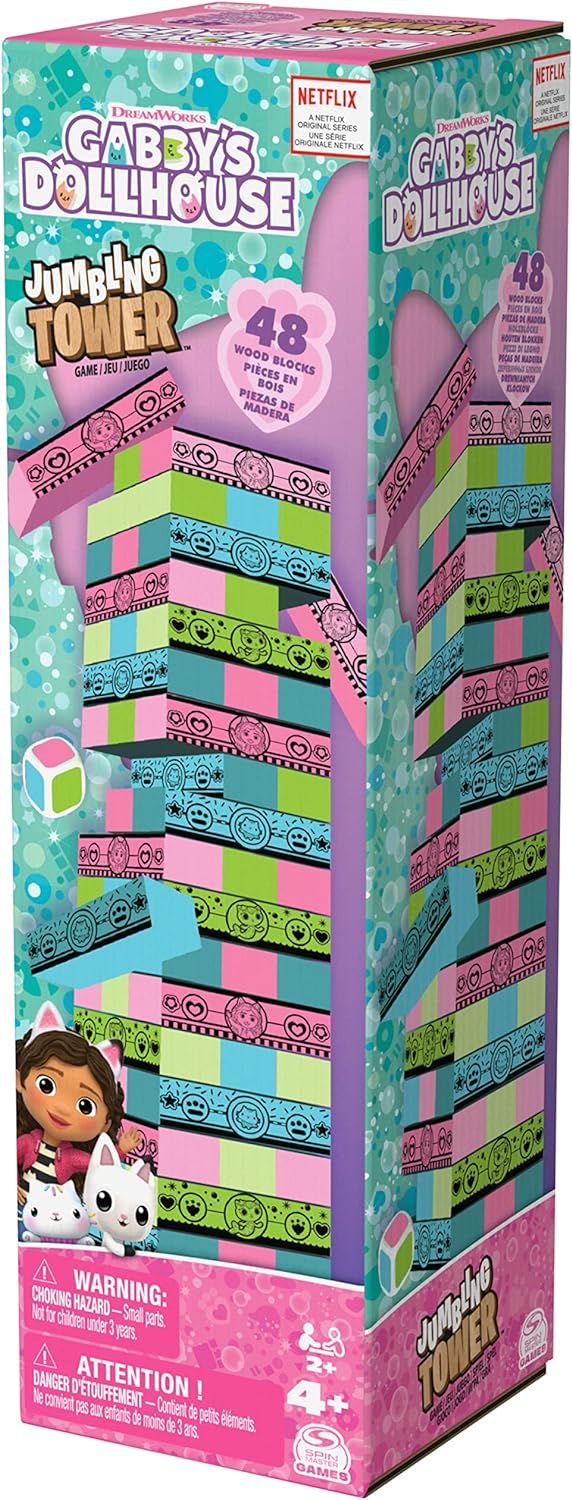 Настолна игра Spin Master Gabby's Dollhouse Jumbling Tower Детска